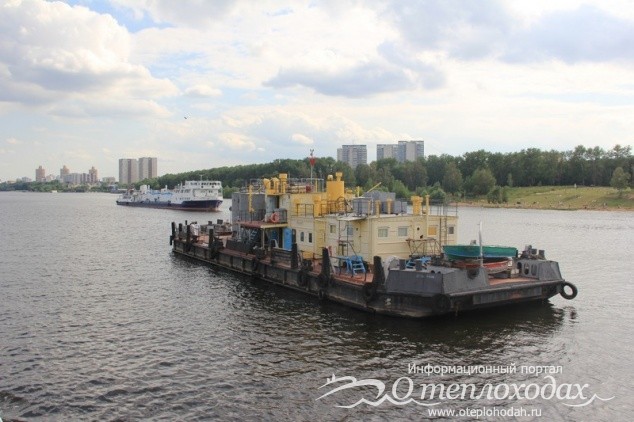На реке Москва всякое увидишь