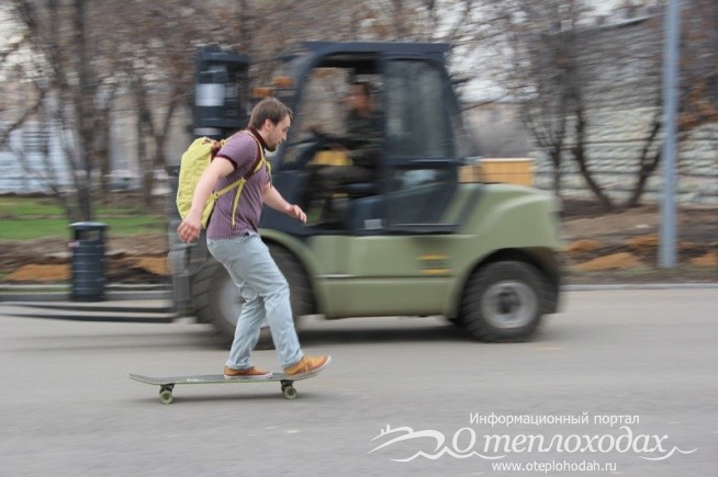 Транспорт в парке Горького