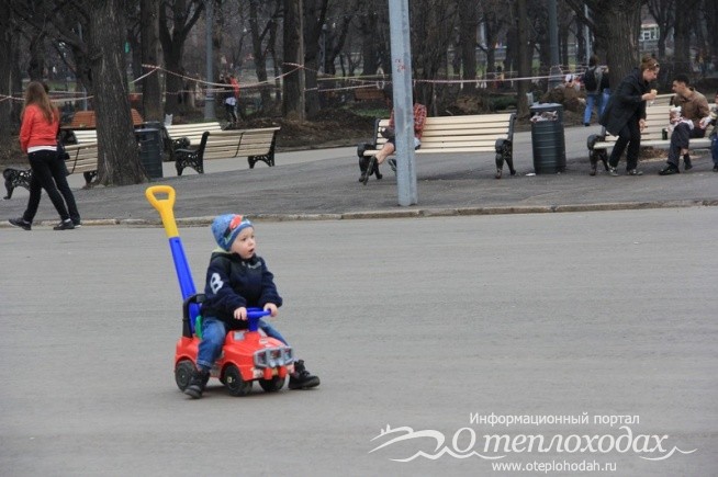 Парк Горького - раздолье для детей