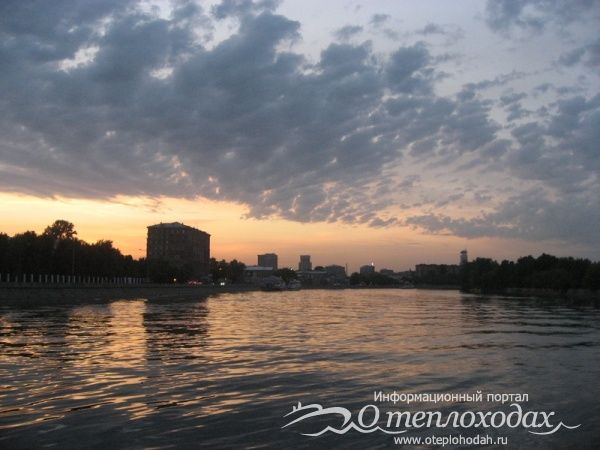 Фотография реки Москвы