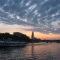 Фото теплохода на реке Москва