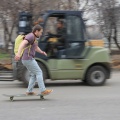 Транспорт в парке Горького