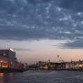 Закат на реке Москва