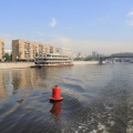 Двжиение теплоходов активное на реке Москва