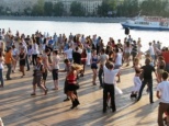 Школа танцев в парке Горького