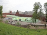 В Тайницком саду Кремля создали вертолетную площадку для президента