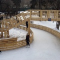 Ледяные дорожки в парке Горького