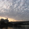 Закат на реке Москва